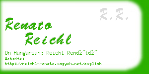 renato reichl business card